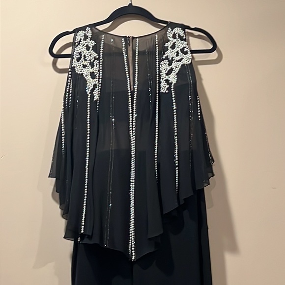 New with tags fancy beaded romper with pearls & crystals size 38 Never worn NWT - Picture 4 of 5